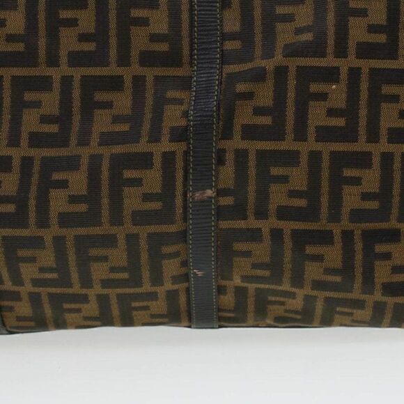 FENDI Zucca Canvas Hand Bag Brown Black - Picture 2 of 15
